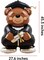 Graduation Party Balloon – Large Graduation Bear Foil Mylar Balloon for Class of 2026 Graduation Decorations & Party Supplies